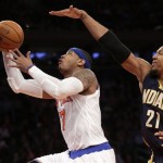 The New York Knicks Try To Stay In The Game Against The Pacers