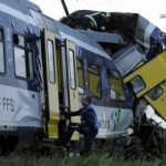 Two Swiss Trains Collide Head On