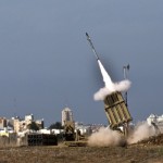 Iron Dome System Of Israel Shoots Down Rocket From The Sinai