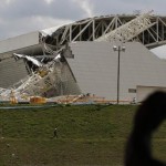 Collapsed Stadium in Brazil Kills Two