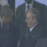 Barack Obama And Raul Castro Shake Hands At Nelson Mandela Funeral