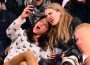 Cara Delevingne and Michelle Rodriguez Make A Scene During Knicks Game