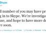 Skype Issue Fixed