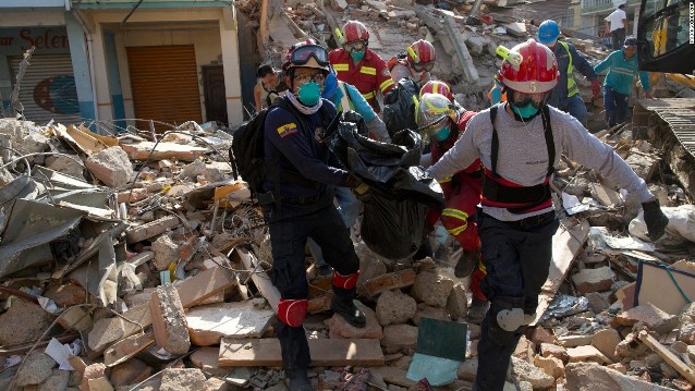 Second Earthquake Hits Ecuador