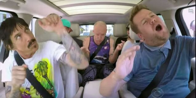 Red Hot Chili Peppers Belts It Out With James Corden
